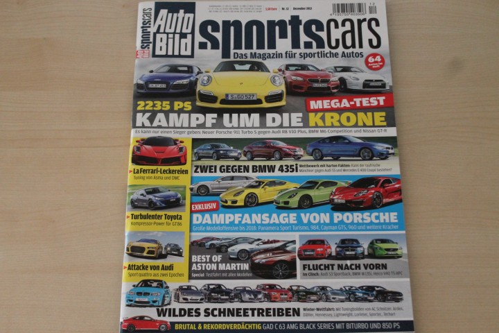 Deckblatt Auto Bild Sportscars (12/2013)